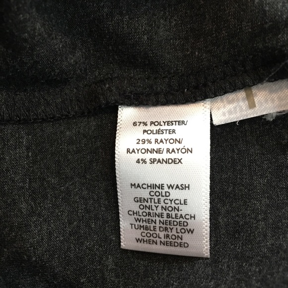 Sz Small Lou & Grey Cowl Neckline Hi/ Low Gray Top - Picture 3 of 8